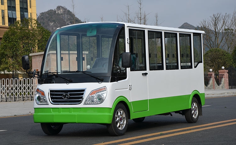 封閉式11座燃油觀光車(chē)