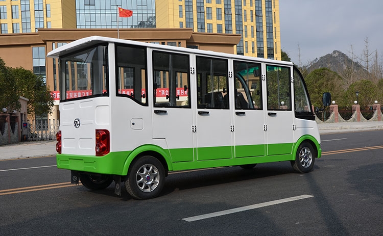 封閉式11座燃油觀光車(chē)